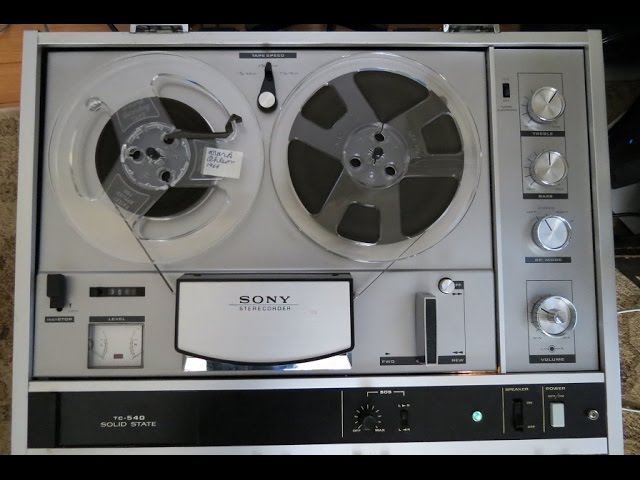 1971 Sony TC-540 Reel-to-Reel Tape Recorder Overhaul 