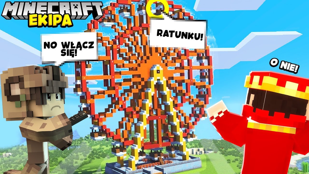 MINECRAFT ŻYCIE EKIPY #36 - UWIĘZIONA W WESOŁYM MIASTECZKU!- polska hd