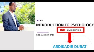 Introduction To Psychology || Dr. Amanreer Isack|| Af Soomaali screenshot 4