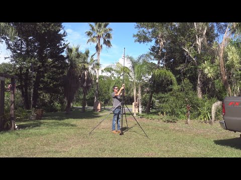 Portable Carbon Fiber Telescopic Antenna Mast With Premium Tripod, Review/Demo