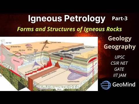 Igneous Petrology | Forms and Structures of Igneous Rocks | Geology | Geography | UPSC | GATE | NET