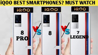 iQoo 8 Vs iQoo 8 pro Vs iQoo 7 legend⚡ First Impressions 💥 Iqoo 8 Vs Iqoo 8 pro @ Geeky Ranjit