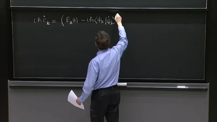 L16.2 Analysis with an orthonormal basis of instantaneous energy eigenstates