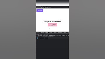 5 ways to unsubscribe in angular | RxJs tricks #angular #webdevelopment #angulartutorial