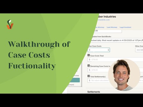 Walkthrough of Case Costs Functionality in QuickBooks Connect