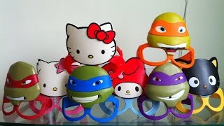 Hello Kitty / Teenage Mutant Ninja Turtles Masks