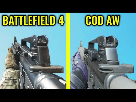 Battlefield 4 vs COD Advanced Warfare - Weapons Comparison