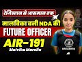 NDA Success Story | रेगिस्तान से आसमान तक | Malvika Marolia’s Inspiring Success Story @ndacoaching