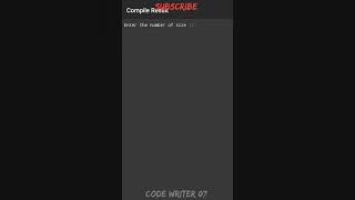 c++pattern program tutorial video |#shorts #youtubeshorts #coding #codewriter07