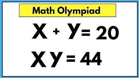 Germany | Can you solve ? | A Nice Math Olympiad Problem (x,y)=? | 