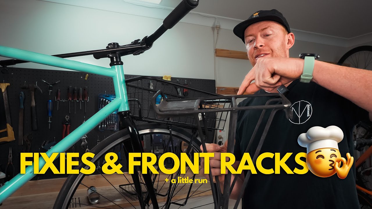 Fit Rear Rack To Front Converting a rear rack to a front rack - A kind of how to. - YouTube