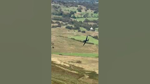 RAF Texan Low-Level Maneuvers Through the Mach Loop