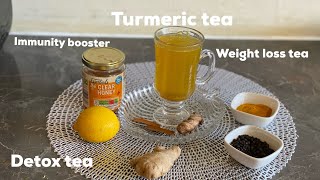 Turmeric tea| healthy tea | health benefits | Cuisine And Vlogs