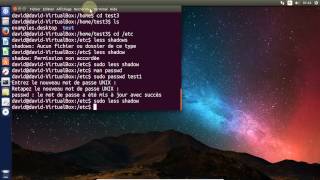 Ligne de commandes Linux - partie 4 - Gestion des utilisateurs et des groupes