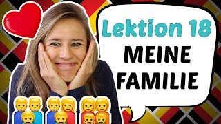 GERMAN LESSON 18: How to Talk about Your FAMILY in German! 👩‍👩‍👧 👩‍👩‍👧‍👦 👨‍👨‍👦