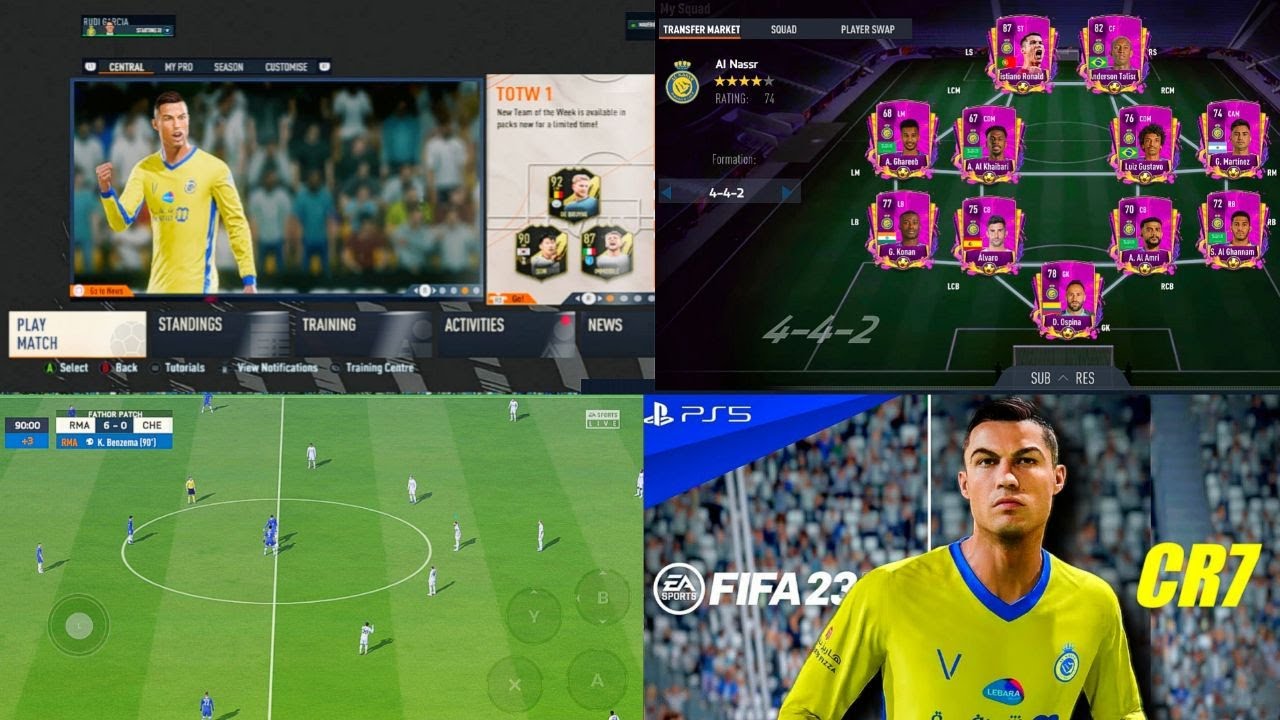 fifa 16 mod fifa 23 apk+obb+data #fifa16