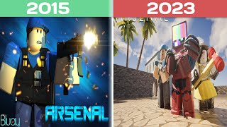 Roblox Arsenal Evolution (2015-2023)