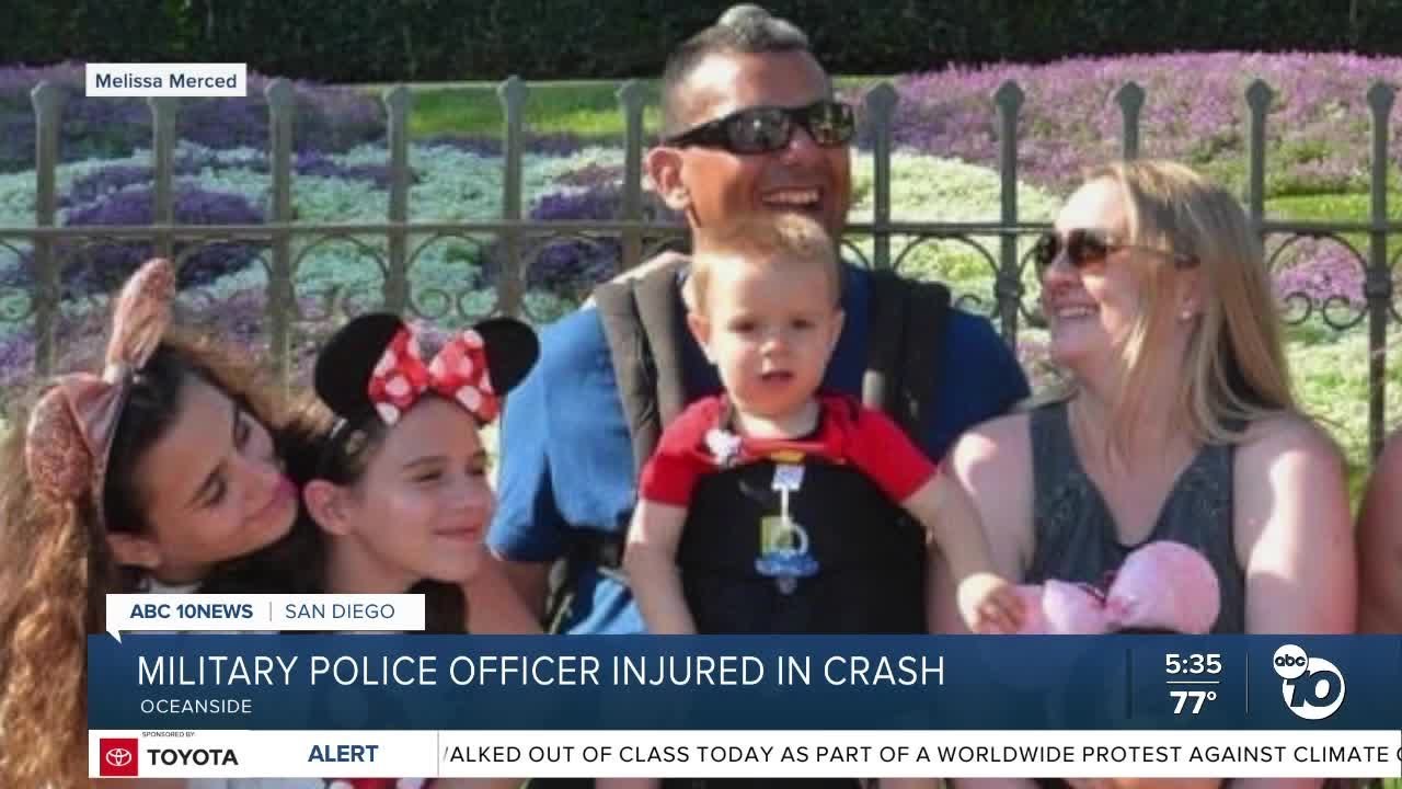 Military police officer critically injured in Camp Pendleton crash ...
