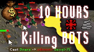 I spent 10 Hours Killing Low Level Bots