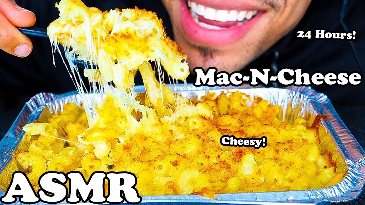 Cheesiest Mac N Cheese With French Fries Eating Show Mukbang Jerry Asmr No Talking 24 Hours