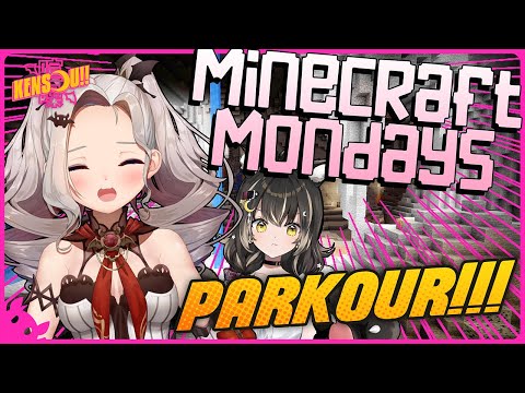 [MinecraftMondays!!] KENSOU!! We Parkour with @LunarisUrufi 【MyHolo TV】