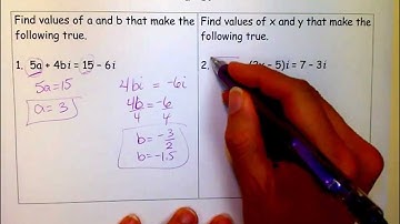 Finding Values to make the equations true.mov