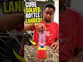 Rubik's Cube Solved + PERFECT Cap Landing in ONE Try 🤯 #Shorts #RubiksCube #BottleFlip