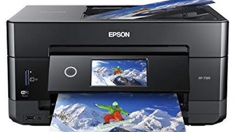 Epson XP-7100 Unboxing Setup and Review