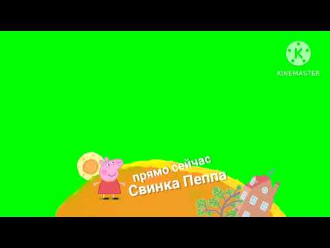 Плашка Хромакей Прямо Сейчас Свинка Пеппа