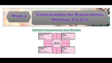 Week 4 Lesson 1 Understand System Requirements