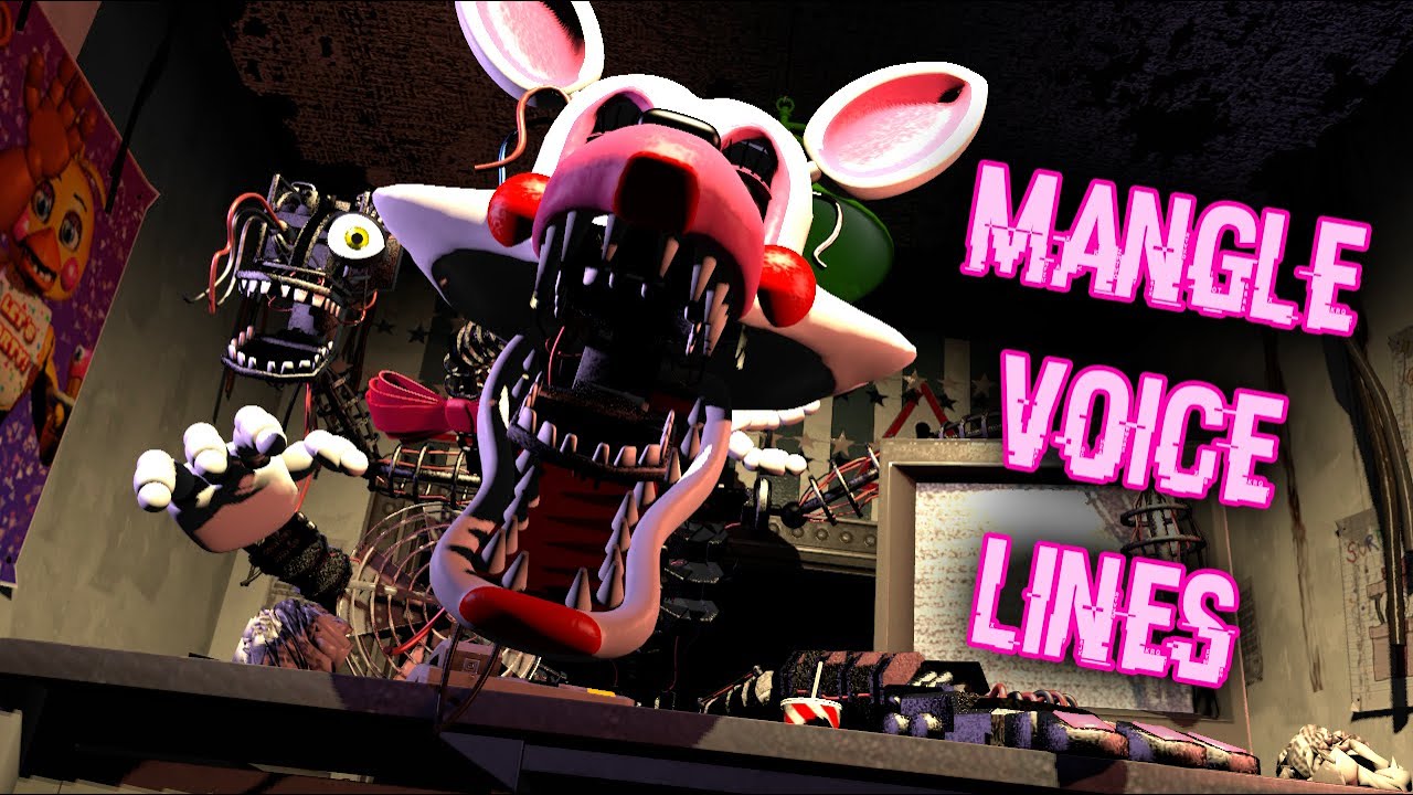 (SFM FNAF) Mangle Voice Lines - YouTube