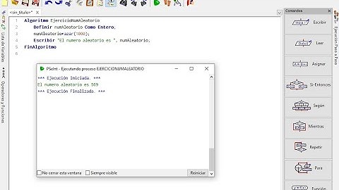 Número aleatorio en Pseint