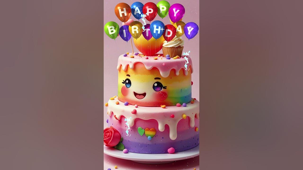 Happy Birthday Song For Special Day Happy Birthday To You 🎂#happybirthdaysongwithangel #birthday