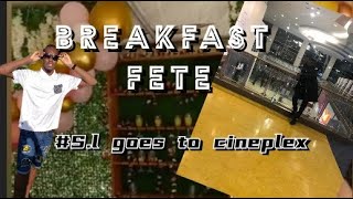 BREAKFAST FETE & MOVIES 4 THE FIRST TIME IN CANADA