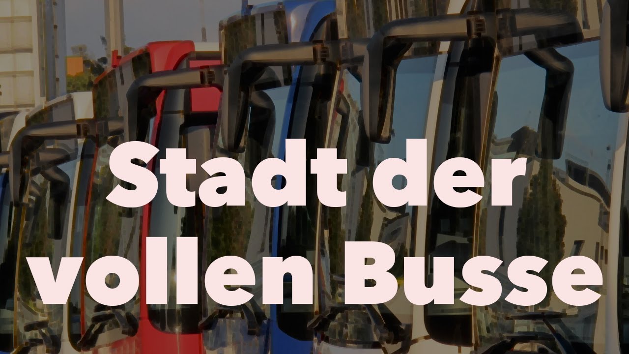 Stadt der vollen Busse