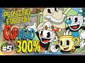Cuphead + DLC (300%). Экспертный стрим. Продолжаем отмечать 300 подписчиков на ютубе!