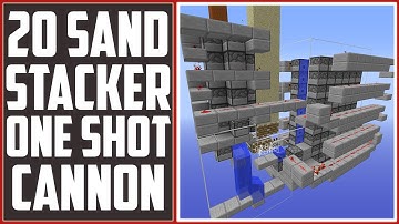 20 Stacker OneShot with Slab Bust - TNT Cannon Tutorial & Explaination [Minecraft]