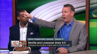 WATCH ESPN FC TV Nicol says Klopp and Liverpool incapable of defending after 3-3 draw vs Sevilla