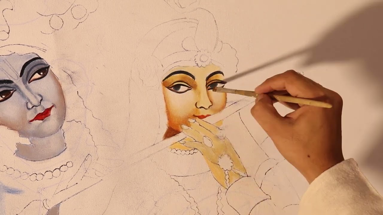 Hare Krishna Painting 