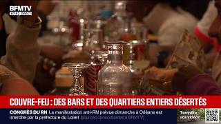 Couvre-feu: des bars et des quartiers entiers désertés à Paris