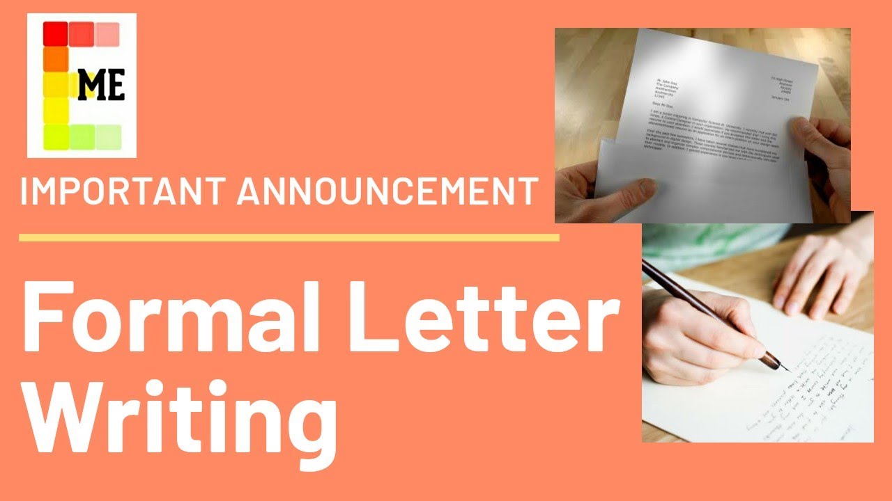 Formal Letter Writing based on given situation | CBSE Class 10 | Latest ...