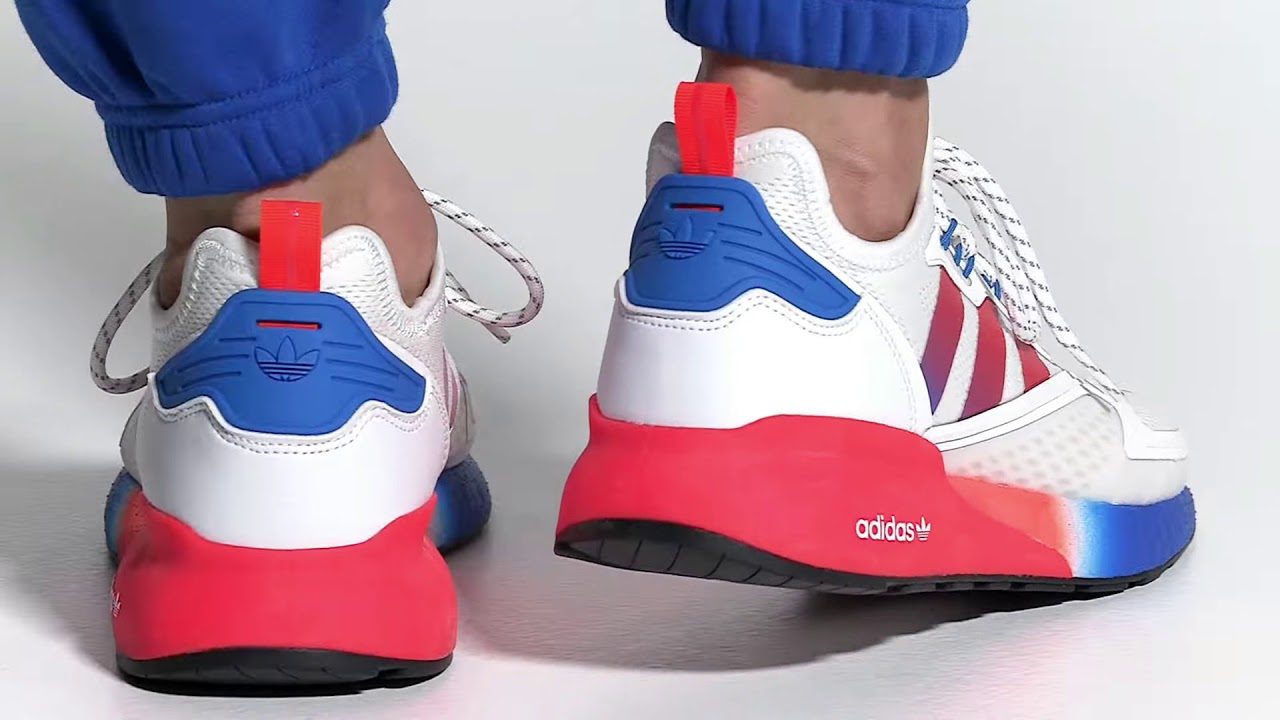 nuevos modelos de tenis adidas ZX 2K Boost zapatillas en colo Blanco para  correr liviano - YouTube