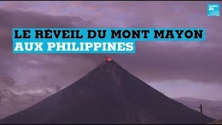 Le réveil du mont Mayon aux Philippines