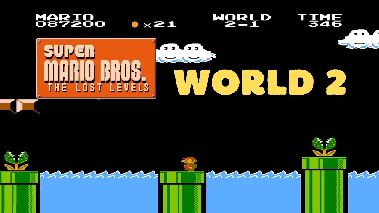 Super Mario Bros - The Lost Levels - World 2 - YouTube