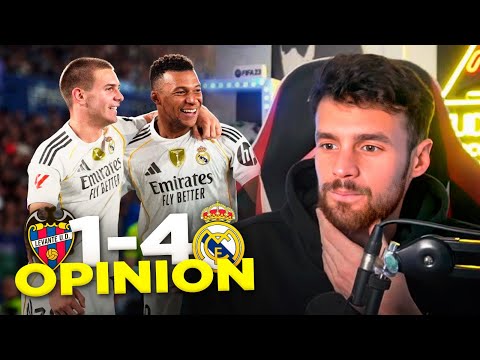 REAL MADRID WINS 1 4 AGAINST LEVANTE