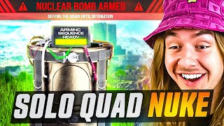 I DROPPED THE FIRST EVER SOLO QUAD NUKE! (Hardest Challenge in Warzone History)