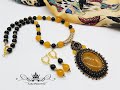 Кулон из желтого агата. #Yellow pendant