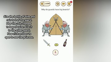 Brain Find Level 109 Why do guards have big beards?