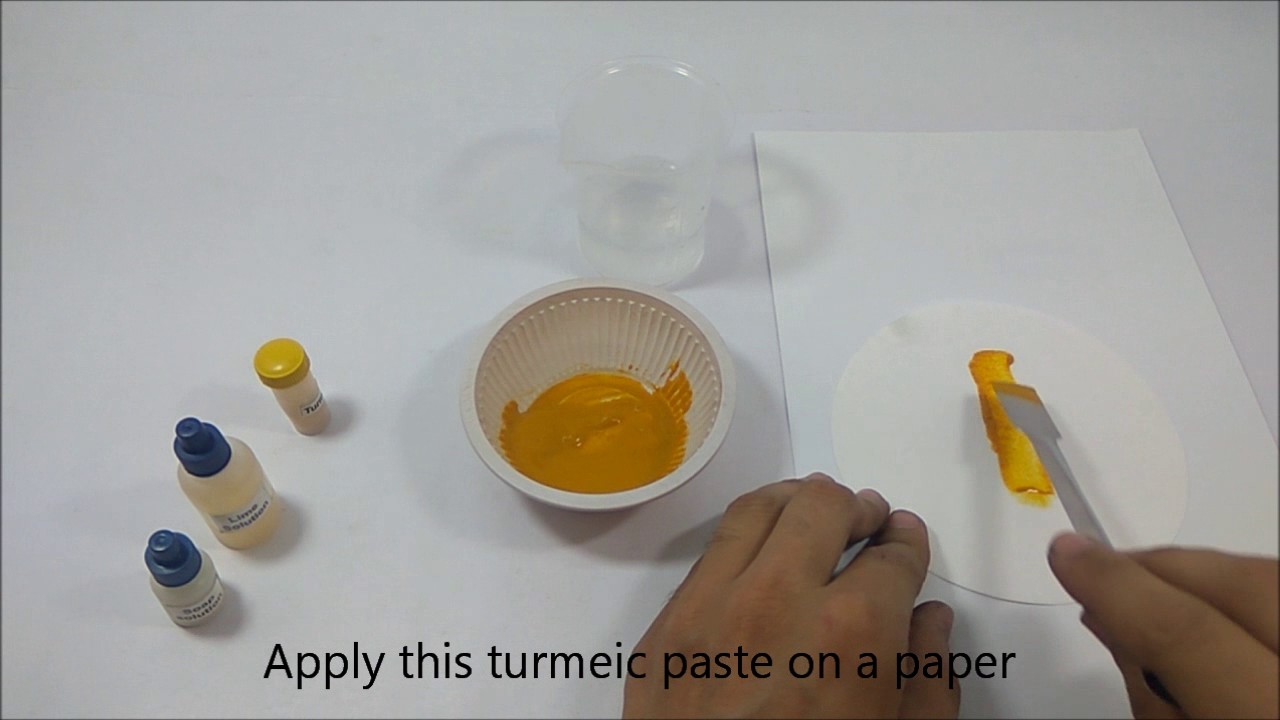 Turmeric Act As A Natural Indicator Youtube