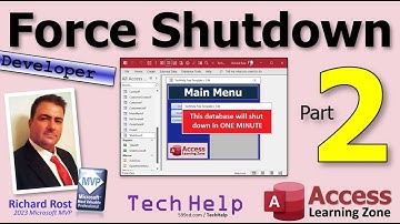 Een gedwongen afsluittijd plannen voor alle gebruikers in uw Microsoft Access-database, deel 2